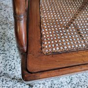 Asian canine armchair in wood in imitation of bamboo