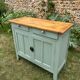 Buffet parisien vintage couleur vert cèdre