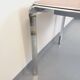 Pierre Paulin vintage square dining table in rosewood and metal