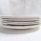 Flat plates St Amand model Bayonne white, green and black.