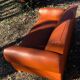 30-40 years vintage mustache club sofa