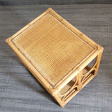 Vintage rattan coffee table