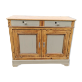 Old Parisian buffet restored solid wood