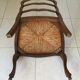 Fauteuil paillé provençal style Louis XV