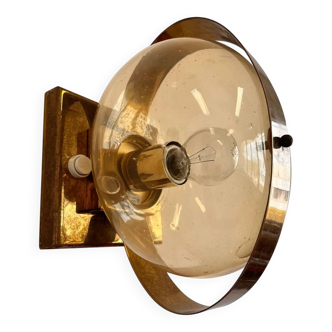 Preciosa gold wall lamp or table lamp / Kamenický Šenov, 1970s