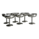 6 stainless steel footed bowls, Letang Remy style