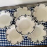 Saint-Jean Varage ironstone soup plates