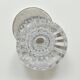Arques crystal vase with diamond point pattern 60s 70s crystal vase