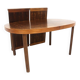 Scandinavian rosewood dining table, Sweden, 1960s