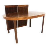 Scandinavian rosewood dining table, Sweden, 1960s