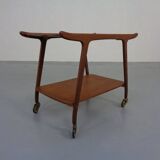 Danish Organic Teak Tea Cart, 1960s