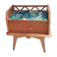 Bedside table revamped compass legs