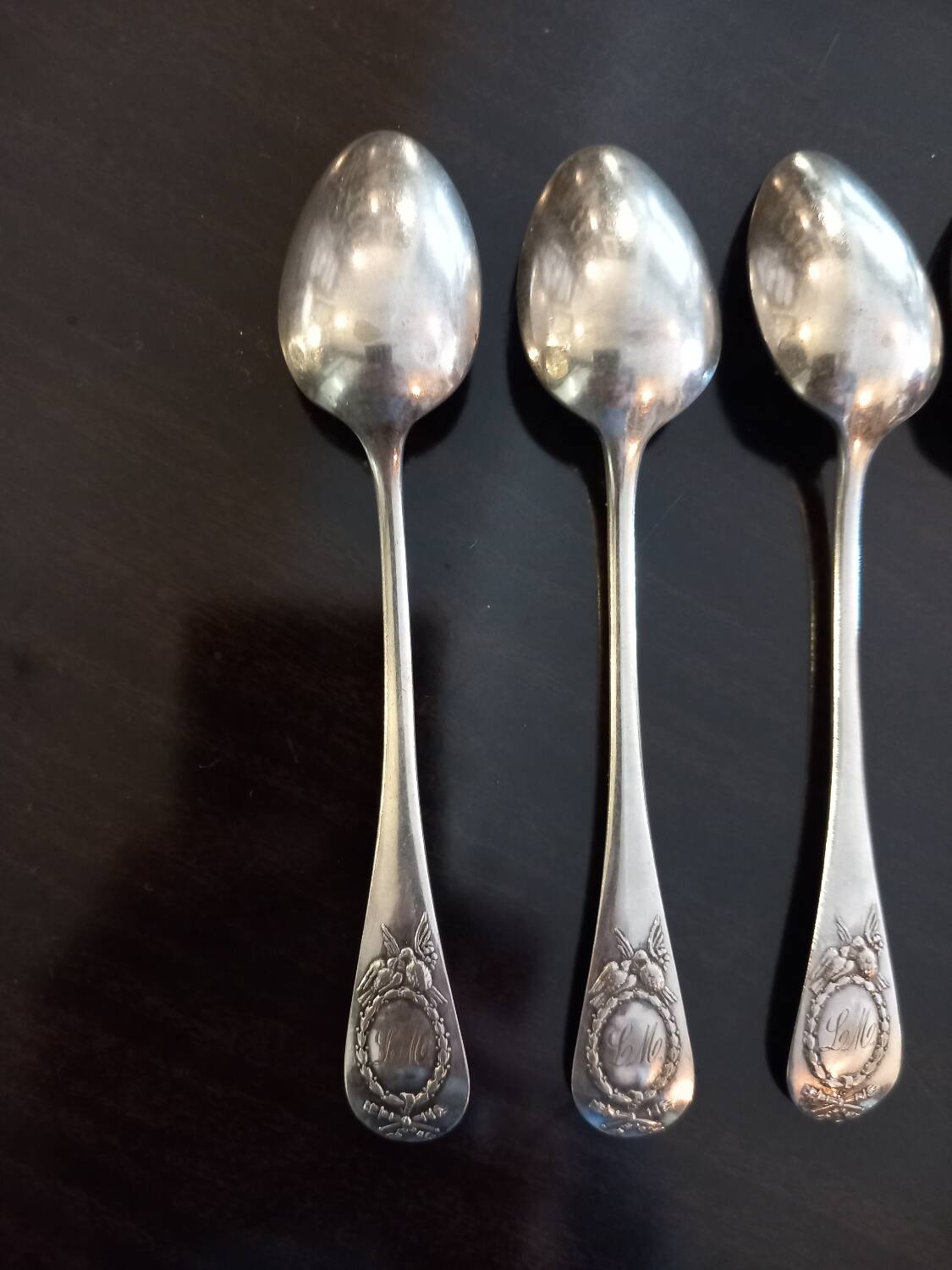 6 dessert spoons. Boulenger. 19th