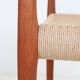 Armchair “#57” by Niels Otto Møller / Teak / Paper cord / Fully restored / 1960s / 1970s / Danish Modern Design
