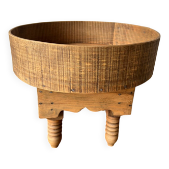 Small wooden coffee table, handcrafted