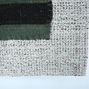 Green & Black Vintage Kilim Rug, 86x86Cm