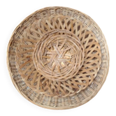 Set of woven wicker baskets