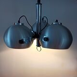 Brushed metal eye ball suspension