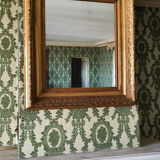 Mirror framing Napoleon III gilding gold leaf