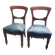 Pair of 19th century Restoration period armchairs