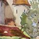 Aquarelle Chateau Vintage