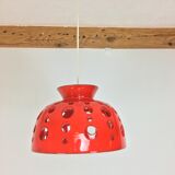 Ceramic hanging space age 70s, orange by Paul Badié