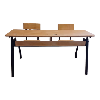 Double school desk