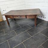 Old solid oak coffee table