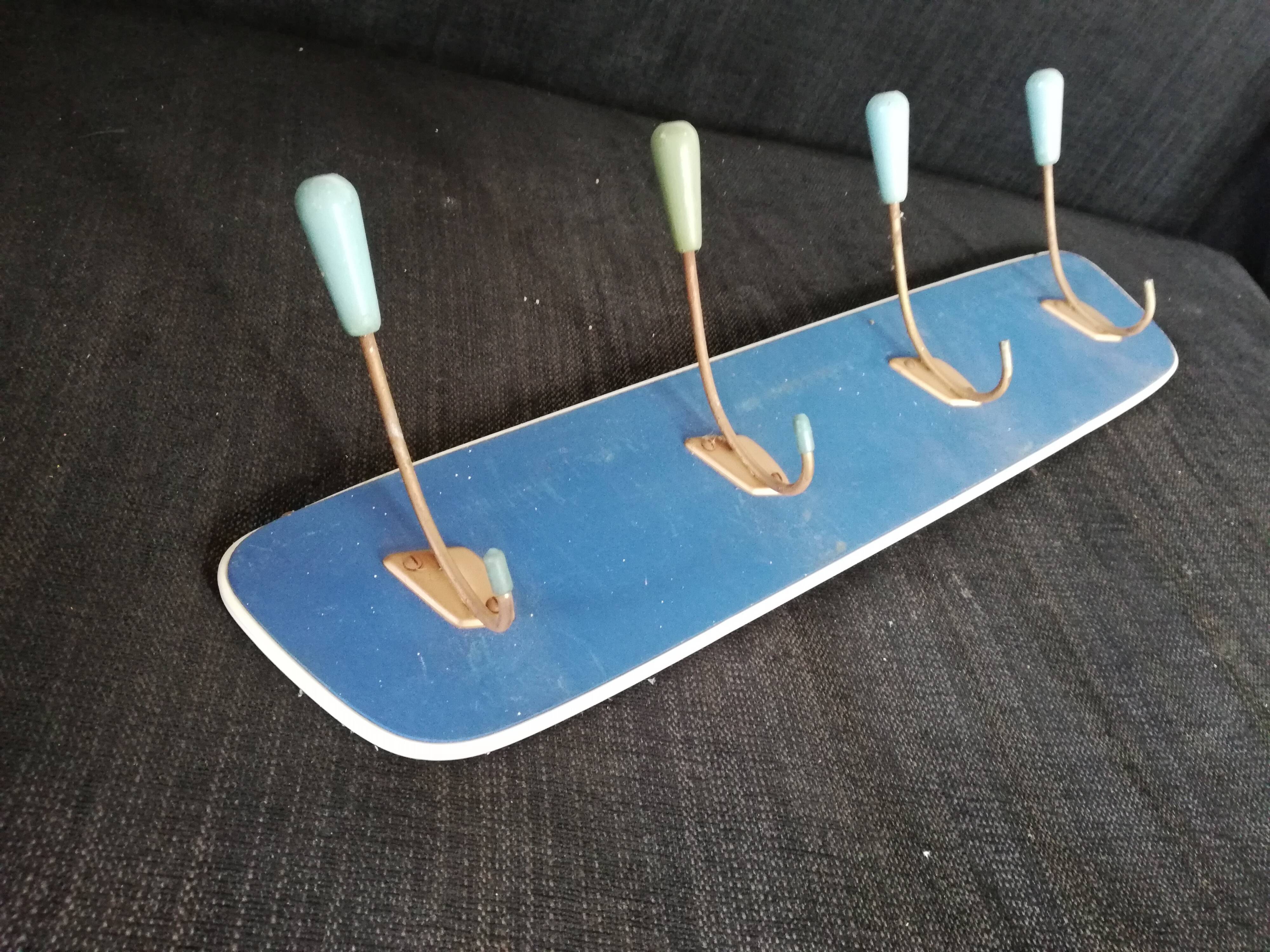 Coat holder 4 double vintage rockabilly patères