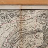 Ancient Italian map, Rivoli, Lake Garda late 19th