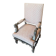 Vintage armchair in carved wood – neo-Renaissance / Louis XIII style