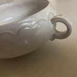 Set of 10 hollow Festons ear bowls by Pierre Motton for Gien 1970