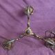 Bronze 3-light chandelier