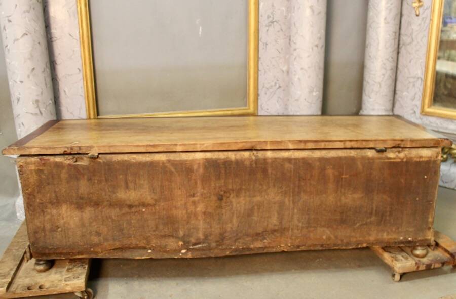 Antique walnut chest