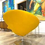 Paire de fauteuils lounge rétro Parabola
