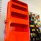 Large vintage Prisunic shelf by Jean Lin Viaud from the 70s.