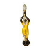Lampe torchère statue égyptienne