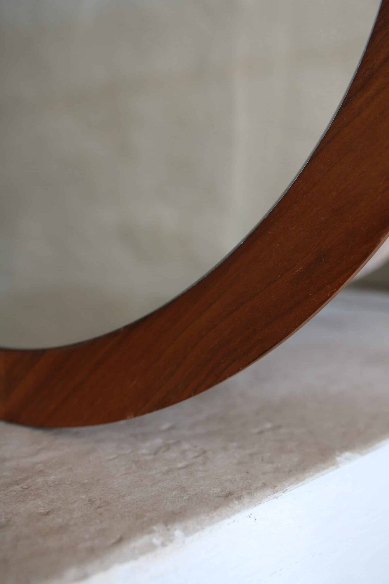 Vintage Scandinavian design mirror, 1960s