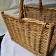 Panier rotin pour bois,niche, couture...