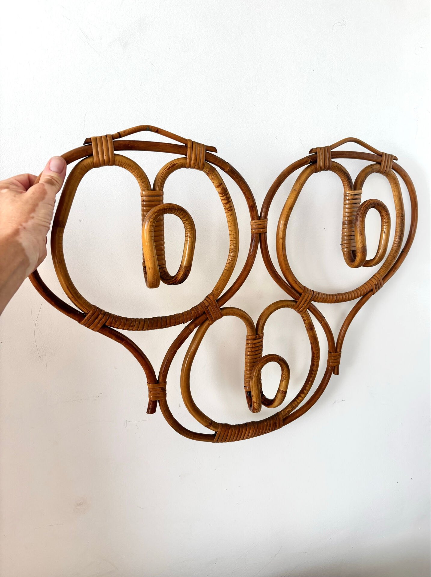 Franco Albini rattan coat rack 1960