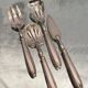 Confectionery service hors d'oeuvres sprinkler silver metal design Vintage
