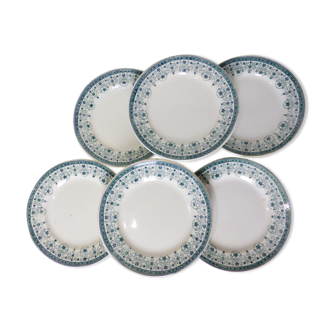 Set of 6 dessert plates from the Moulin des Loups and Hamage model Marceau 211228