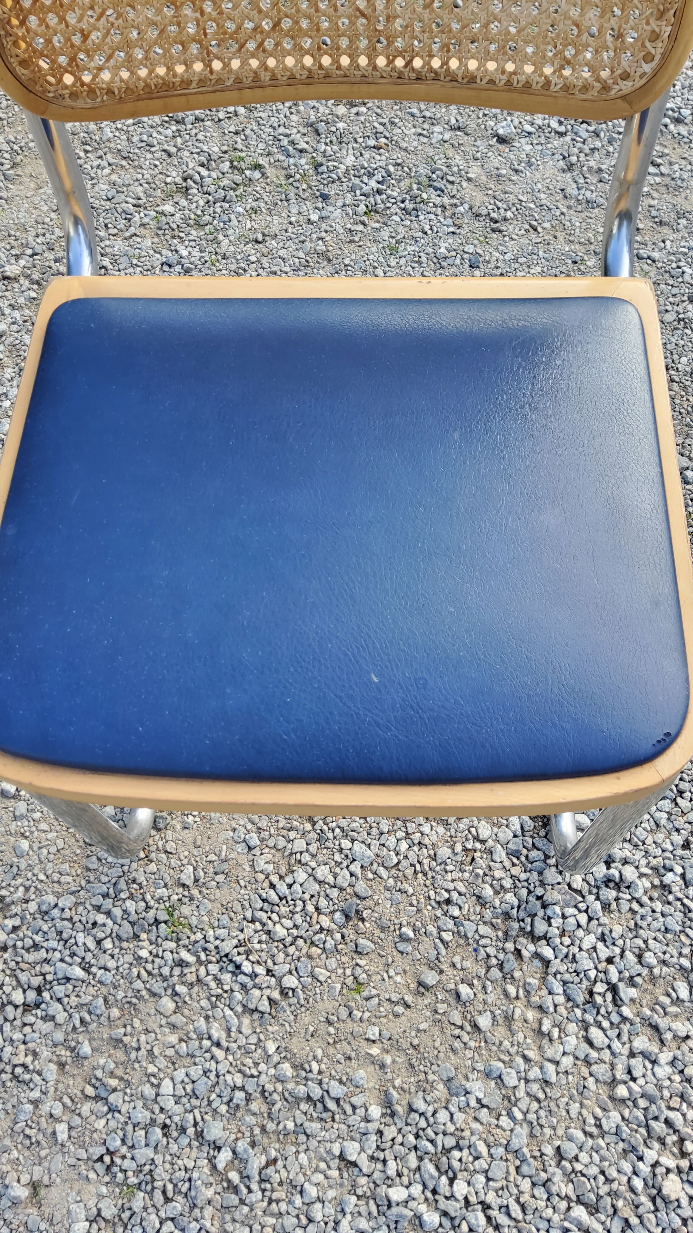 Set of 2 chairs by Marcel Breuer Cesca b32 edition of the 70s