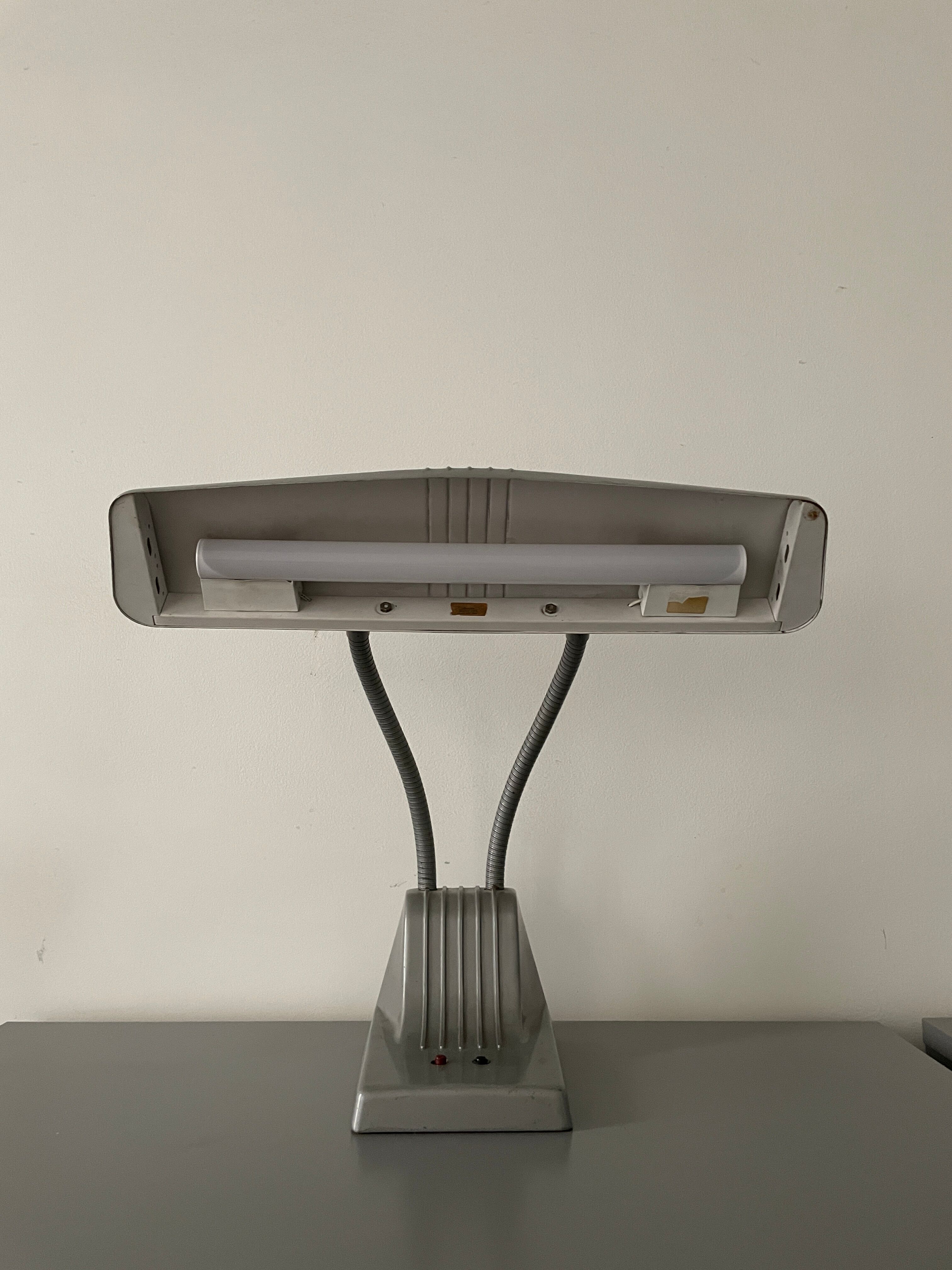 Dazor Model 1000 Industrial Desk Lamp, 1950s