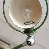 Original green one arm jielde workshop lamp