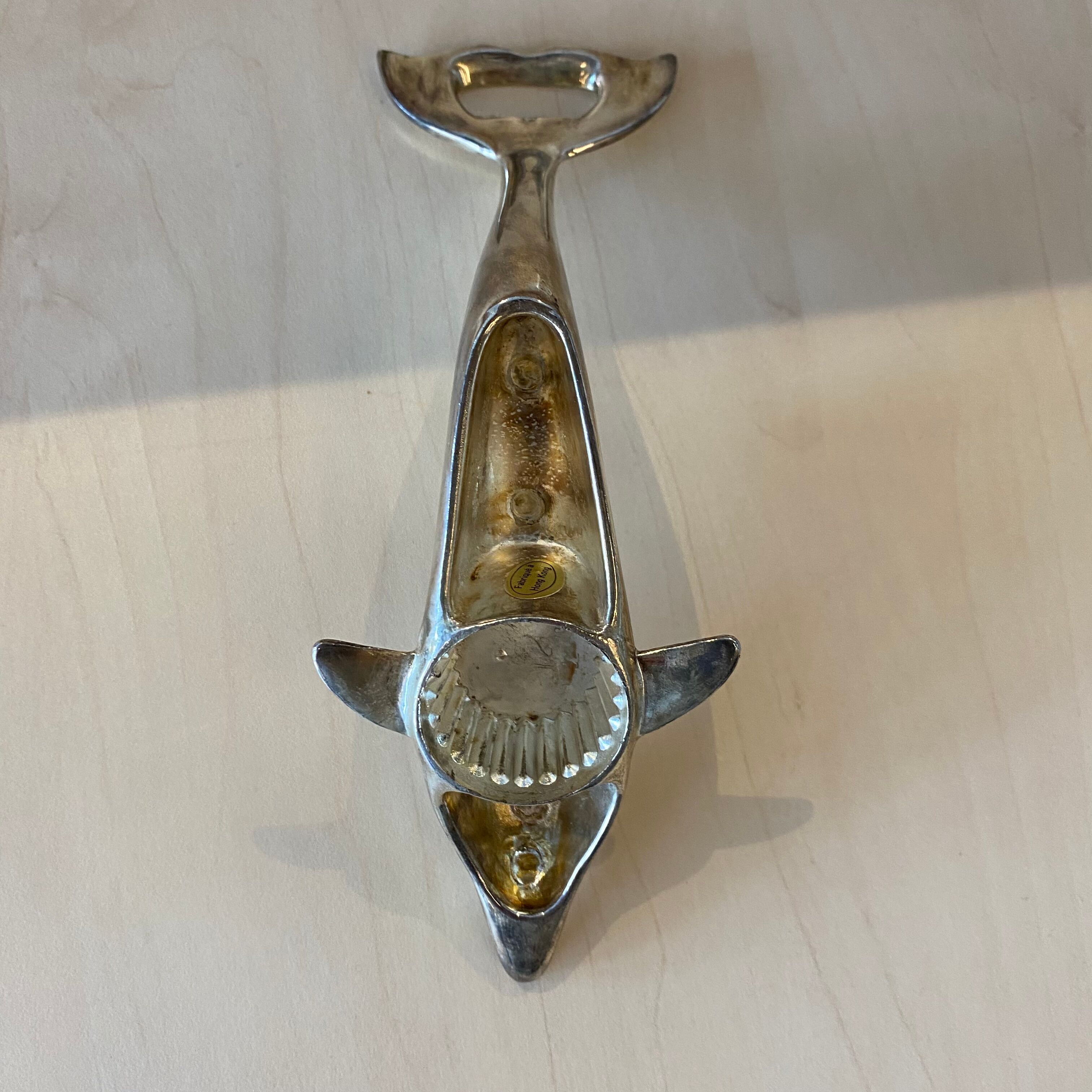 Vintage bottle opener dolphin