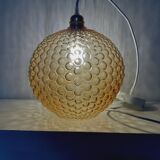 Glass bubble globe suspension