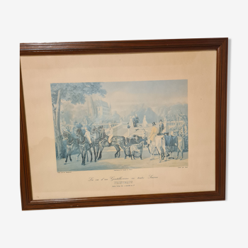 Engraving wood frame