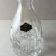 Old carved crystal decanter, from Saint Louis