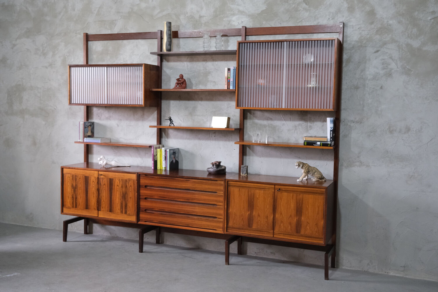 Rosewood wall unit Norway 1960’s